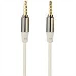 Twisted 3.5 mm Audio AUX Cable 15 cm - 150 cm - White